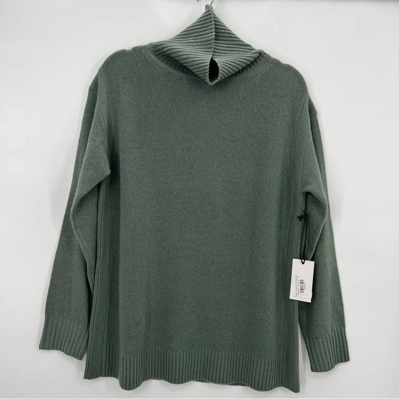NWT Apiece Apart Aster Oversized Turtleneck Wool Cashmere Sweater Pullover XS S - Picture 5 of 16